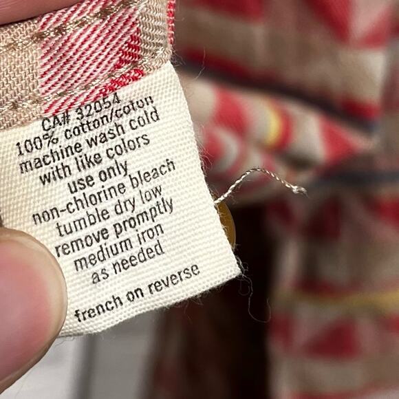 Koto Urban Outfitters Long Sleeve Geometric Print Shirt Size XL Colorful Hipster - Picture 6 of 7